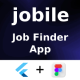 Jobile App ANDROID IOS FIGMA UI Kit Flutter Online Job Finder App