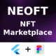 NFT MarketPlace App ANDROID IOS FIGMA UI Kit Flutter NeoFT