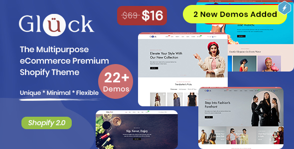 [DOWNLOAD]Gluck - Multipurpose eCommerce Shopify 2.0 Theme