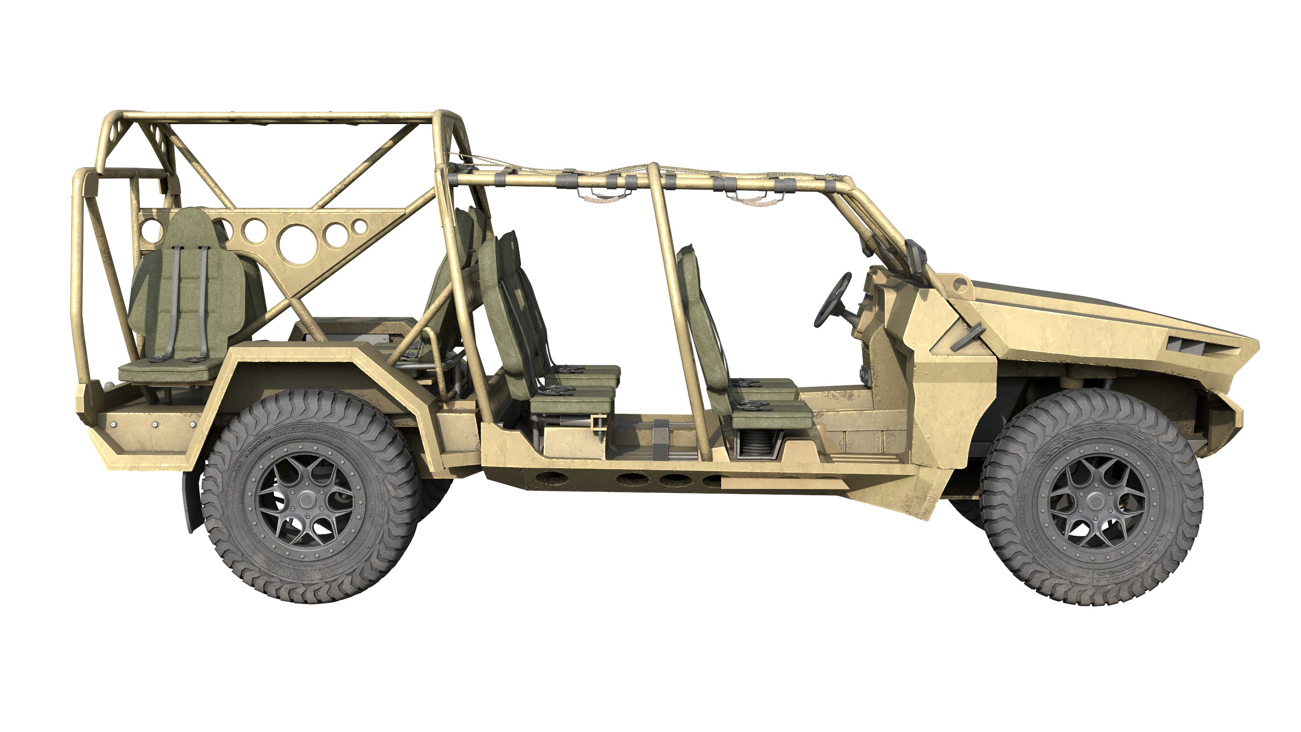 Chevy Colorado ZR2 military ISV V2 by TurboCG | 3DOcean