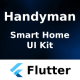 Smart Home E-Service ANDROID IOS Figma XD Sketch Flutter Handyman