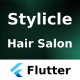 Hair Salon Booking Android App Template iOS App Template Flutter Stylicle
