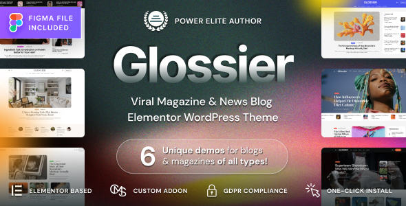 [DOWNLOAD]Glossier - Newspaper & Viral Magazine WordPress Theme