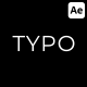 Kinetic Typography Titles