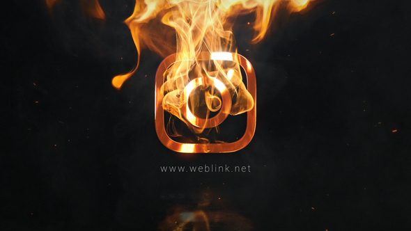 Fire Explosion Logo Logo Stings template preview