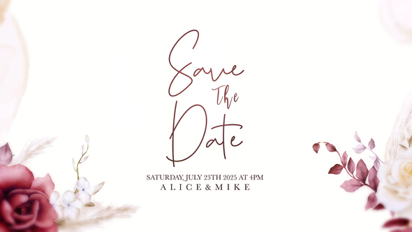 Wedding Intro V1 Openers template preview