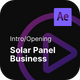 Intro/Opening Video - Solar Panel Business After Effects Template