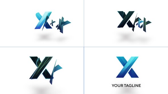 Page Turn Logo Reveal | MOGRT Premiere Pro template preview