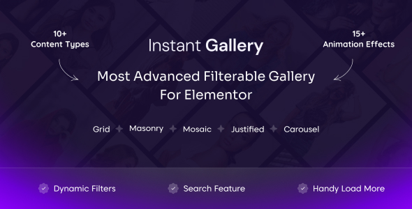 Instant Gallery Pro  WordPress Plugin