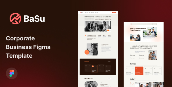 Basu - Corporate Business Figma Template