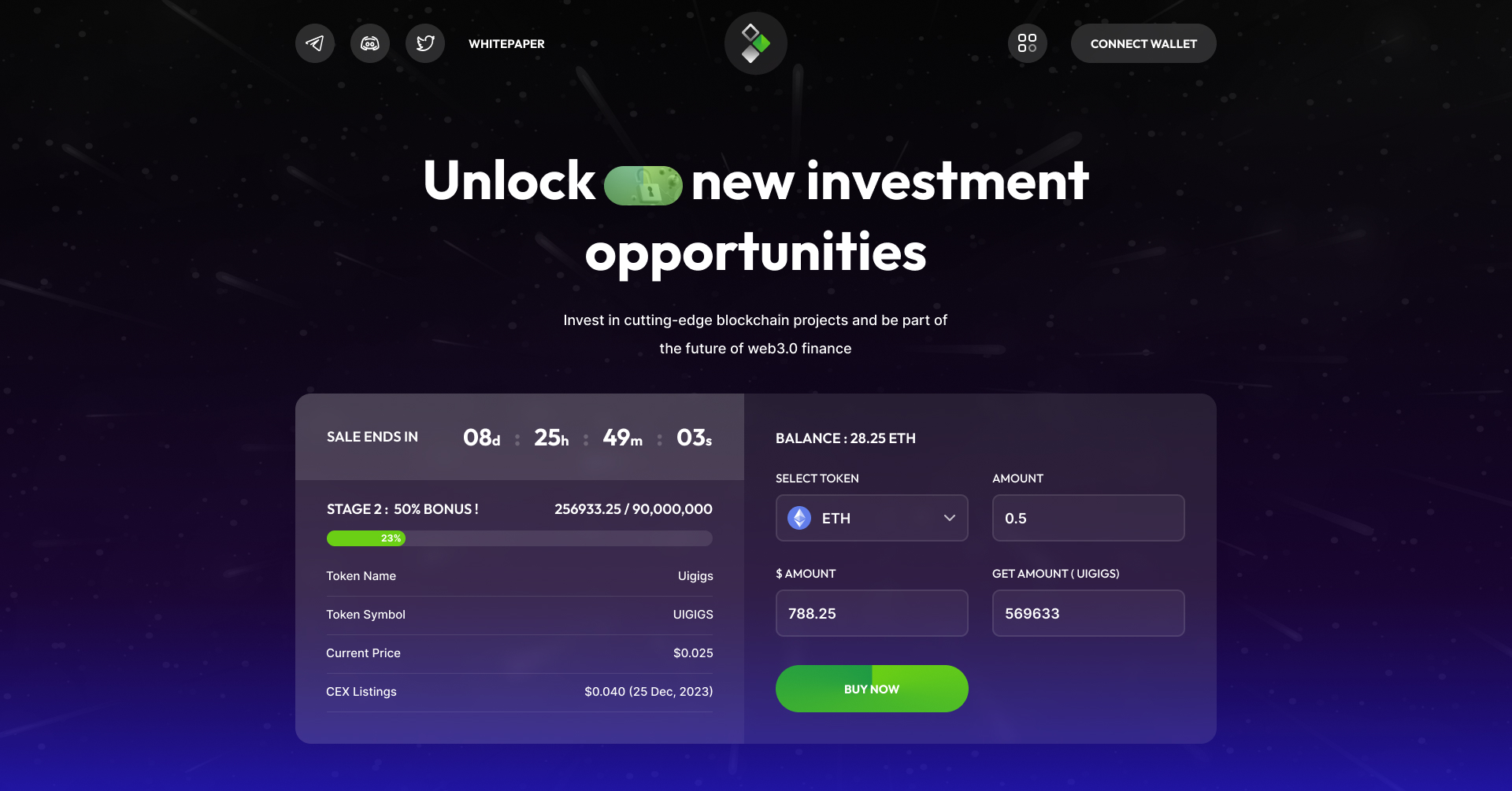 Gittu - ICO/IDO/IGO Token Presale Template With Smart Contract (React ...