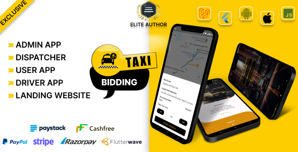 [DOWNLOAD]Tagxi Super Bidding - Taxi + Goods Delivery Complete Solution With Bidding Option