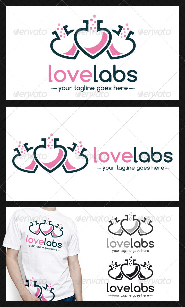 Love Lab Logo Template - Symbols Logo Templates