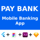Mobile Banking App UI Kit Flutter Figma Sketch XD FREE PayBank