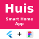 Smart Home App UI Kit Flutter Figma FREE HUIS