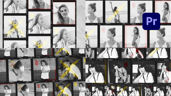 Storyboard Premiere Pro template preview