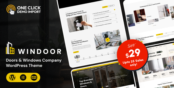 [DOWNLOAD]Windoor - Doors & Windows Company WordPress Theme