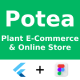 Plant E-Commerce Online Store App UI Kit Flutter Figma FREE Life Time Update Potea
