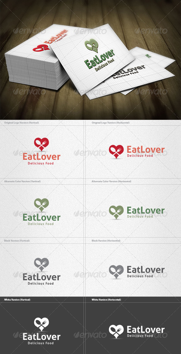Eat Lover Logo - Food Logo Templates