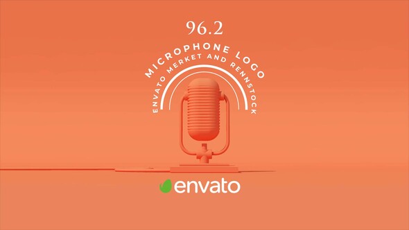 Microphone Logo V 0.2 Logo Stings template preview