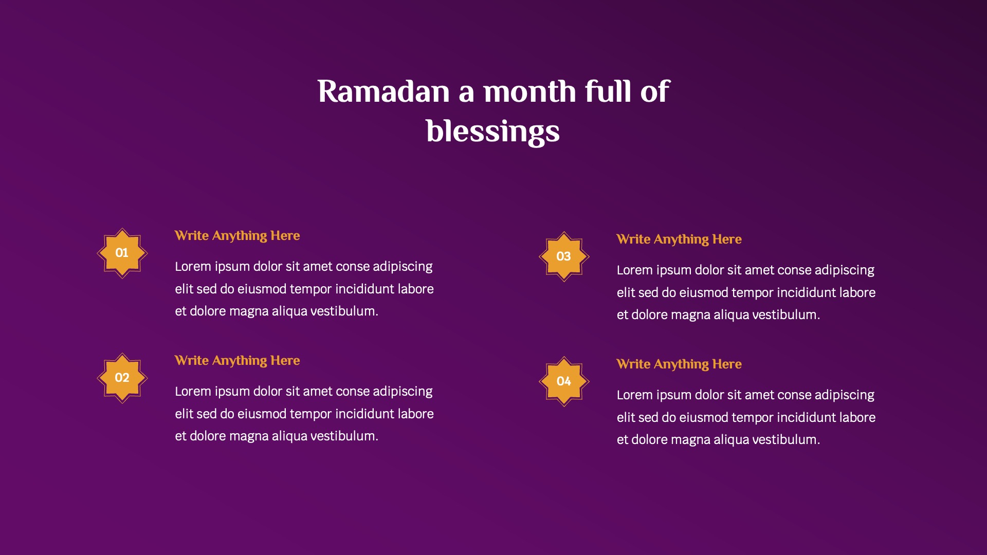 Muslim - Ramadan PowerPoint Template, Presentation Templates | GraphicRiver