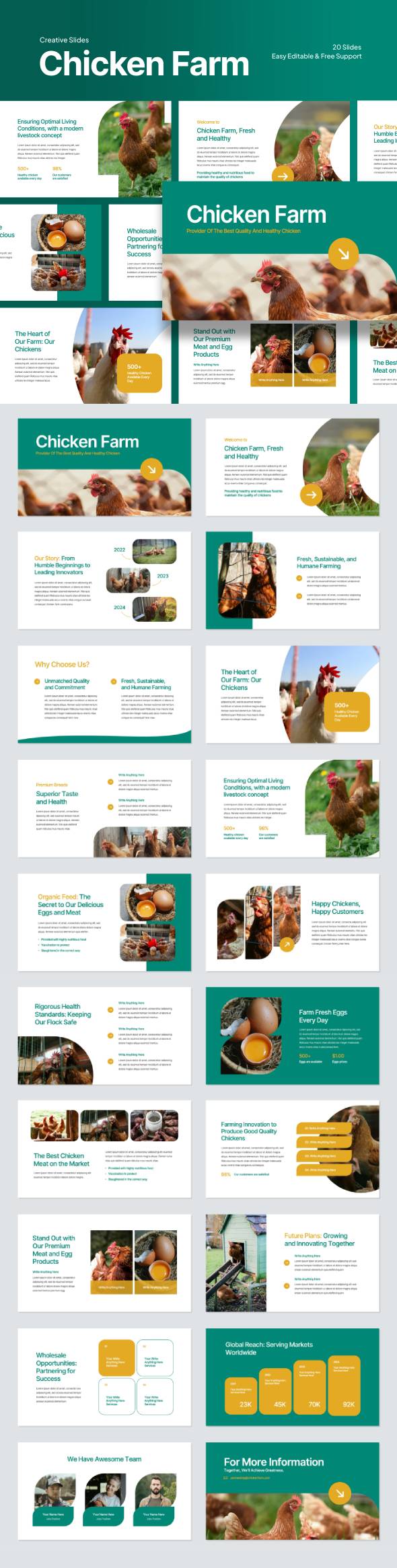 [DOWNLOAD]Chicken Farm Google Slides Template