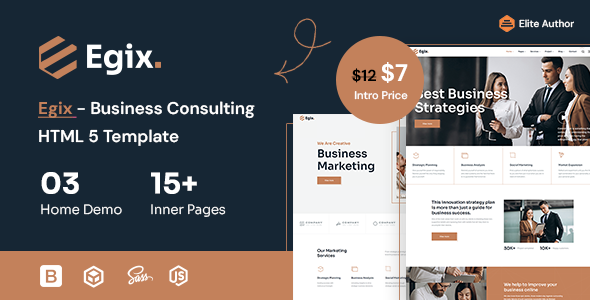 [DOWNLOAD]Egix - Business Consulting HTML5 Template