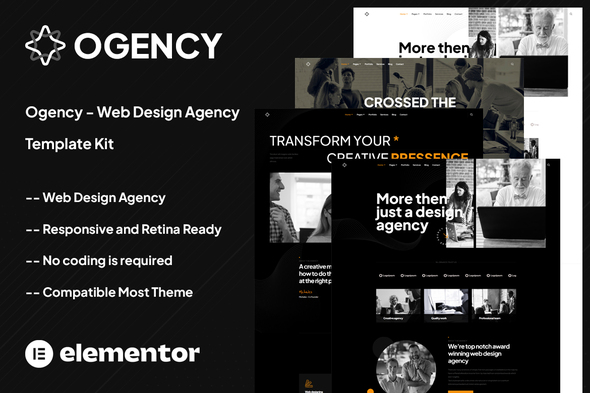 Ogency - Web Design Agency Template Kit