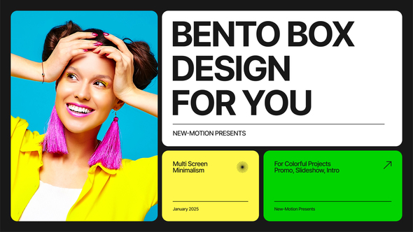 Multiscreen Slideshow Premiere Pro template preview