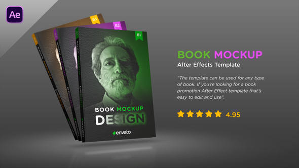 Book Mockup V.2 Product Promo template preview