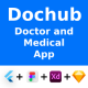 DocHub ANDROID IOS FIGMA SKETCH UI Kit Flutter Doctor Medical App
