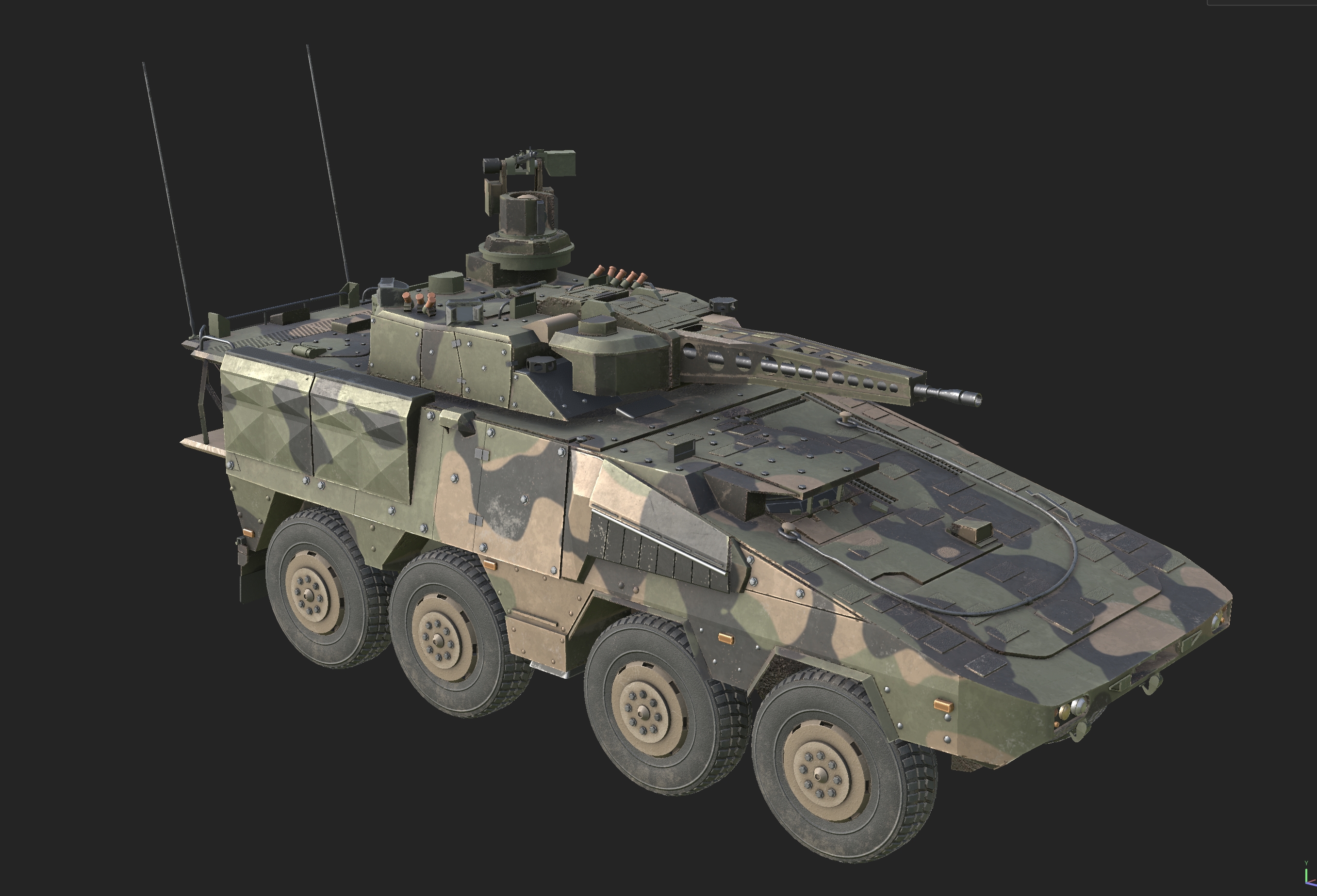 Boxer CRV Armoured Fighting Vehicle by TurboCG | 3DOcean