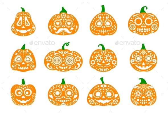 [DOWNLOAD]Halloween Party Mexican Pumpkin Spooky Characters