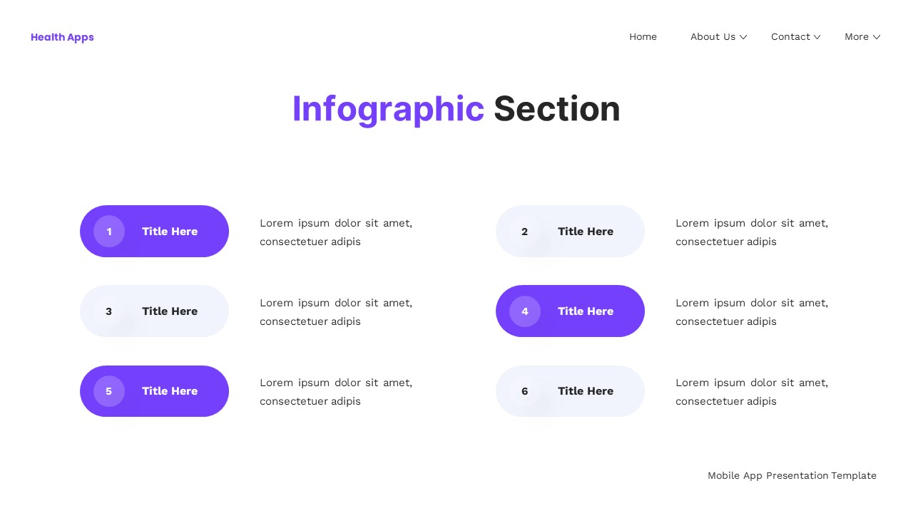 Health Apps - Mobile App Google Slide Templates, Presentation Templates