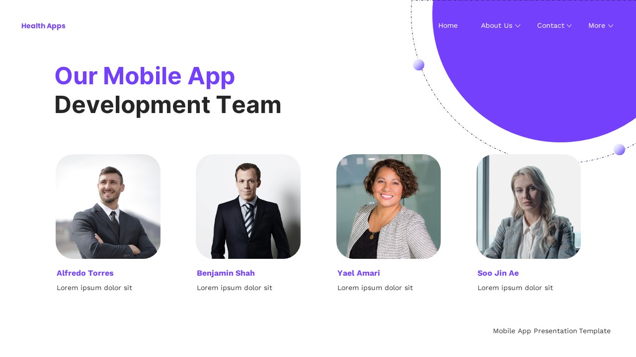 Health Apps - Mobile App Google Slide Templates, Presentation Templates