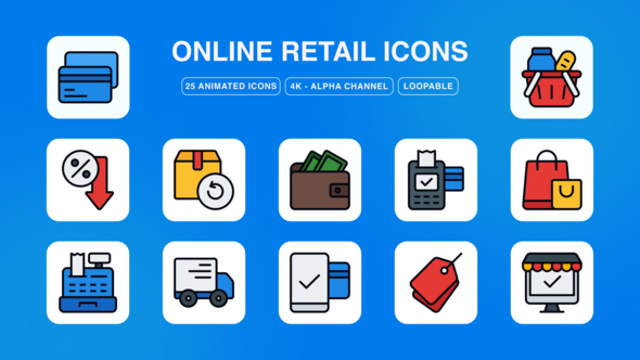 Online Retail Icons Pack