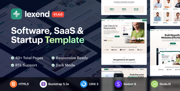 [DOWNLOAD]Lexend - Software, SaaS & Startup HTML5 Template