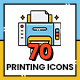 70 Printing Icond