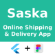 Shipping Delivery App UI Kit Flutter Figma FREE Life Time Update Saska