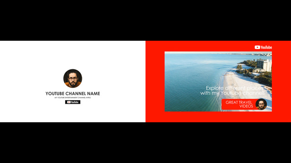 Youtube Promo V3 Premiere Pro template preview