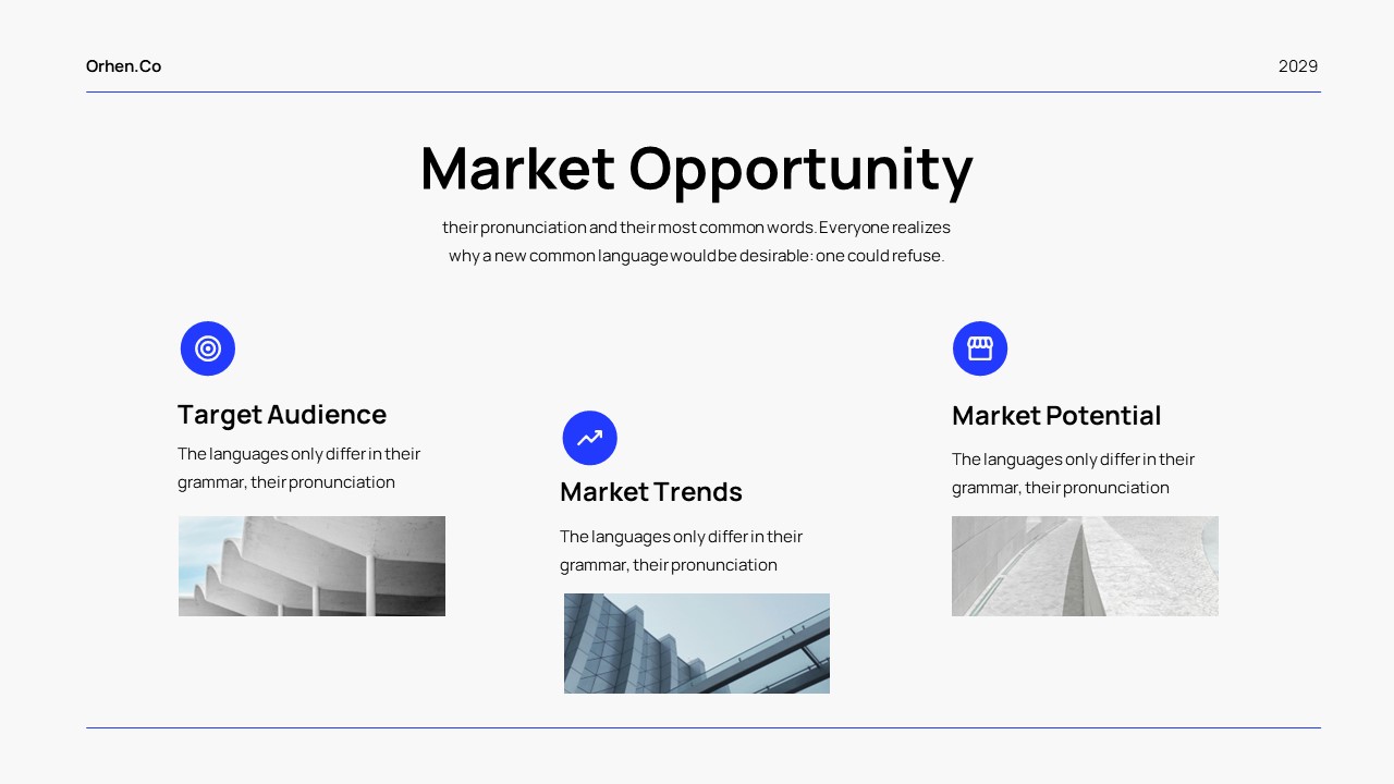 White Blue Modern Minimalist Pitch Deck Presentation, Presentation ...