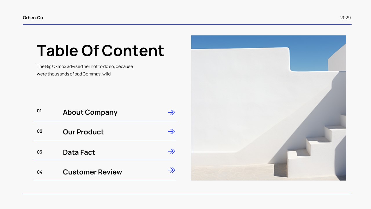 White Blue Modern Minimalist Pitch Deck Presentation, Presentation ...