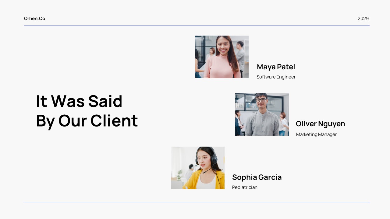 White Blue Modern Minimalist Pitch Deck Presentation, Presentation ...