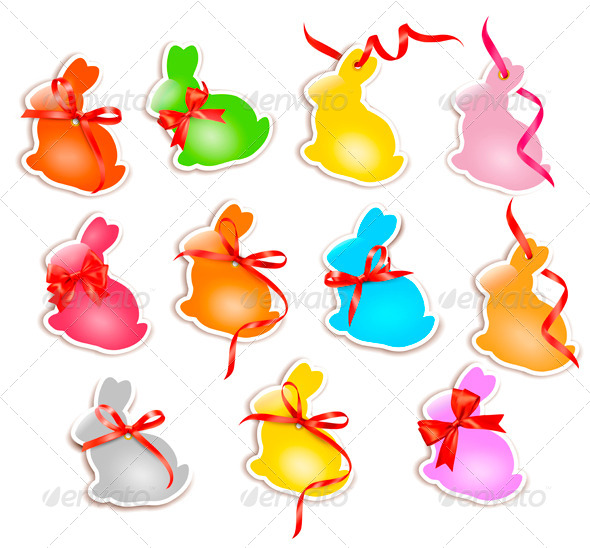 Decorative Easter Rabbits - Miscellaneous Seasons/Holidays
