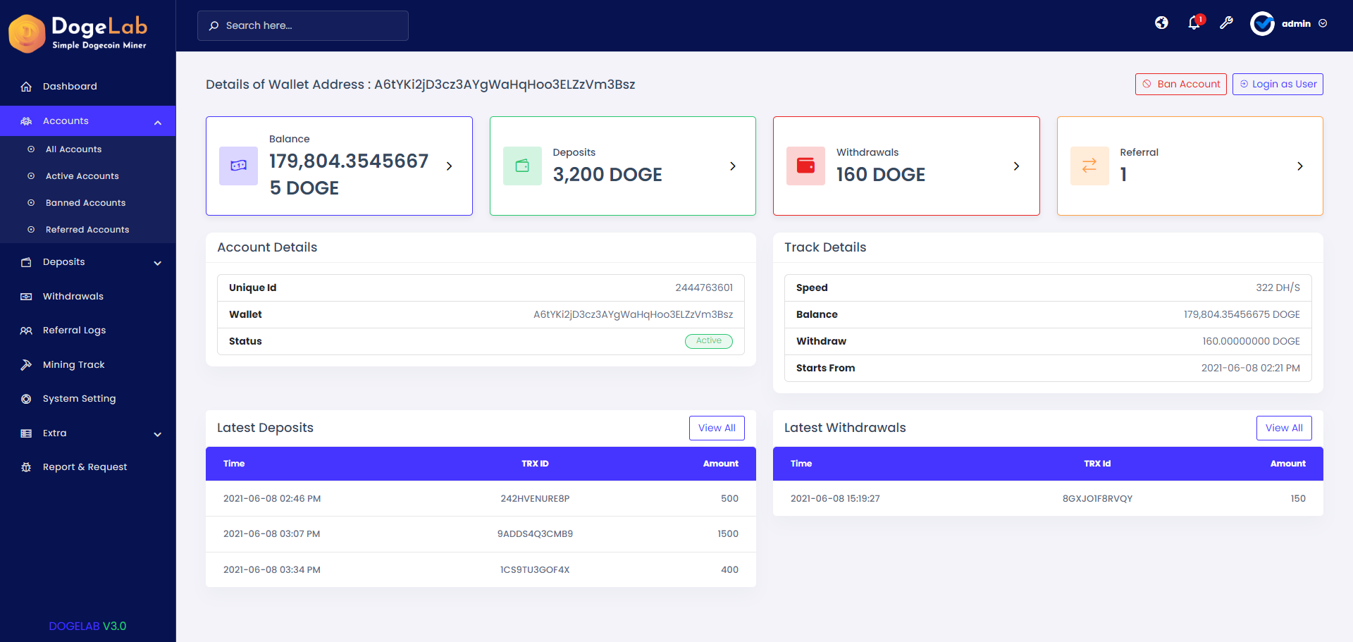 DogeLab - Cloud DogeCoin Mining Platform by ViserLab | CodeCanyon
