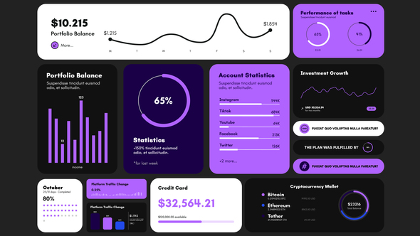 Modern Infographics Infographics template preview