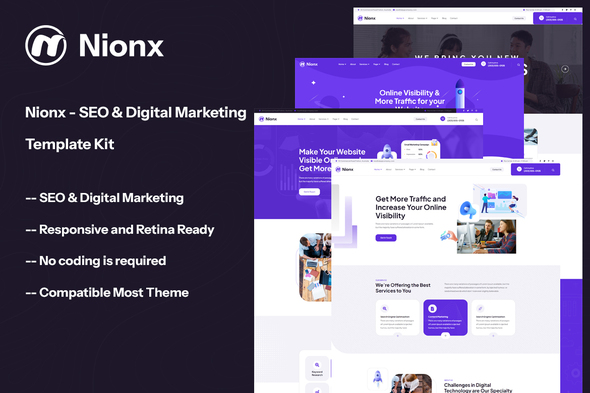 Nionx - SEO & Digital Marketing Template Kit