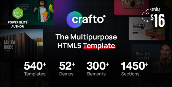 [DOWNLOAD]Crafto - The Multipurpose HTML5 Template