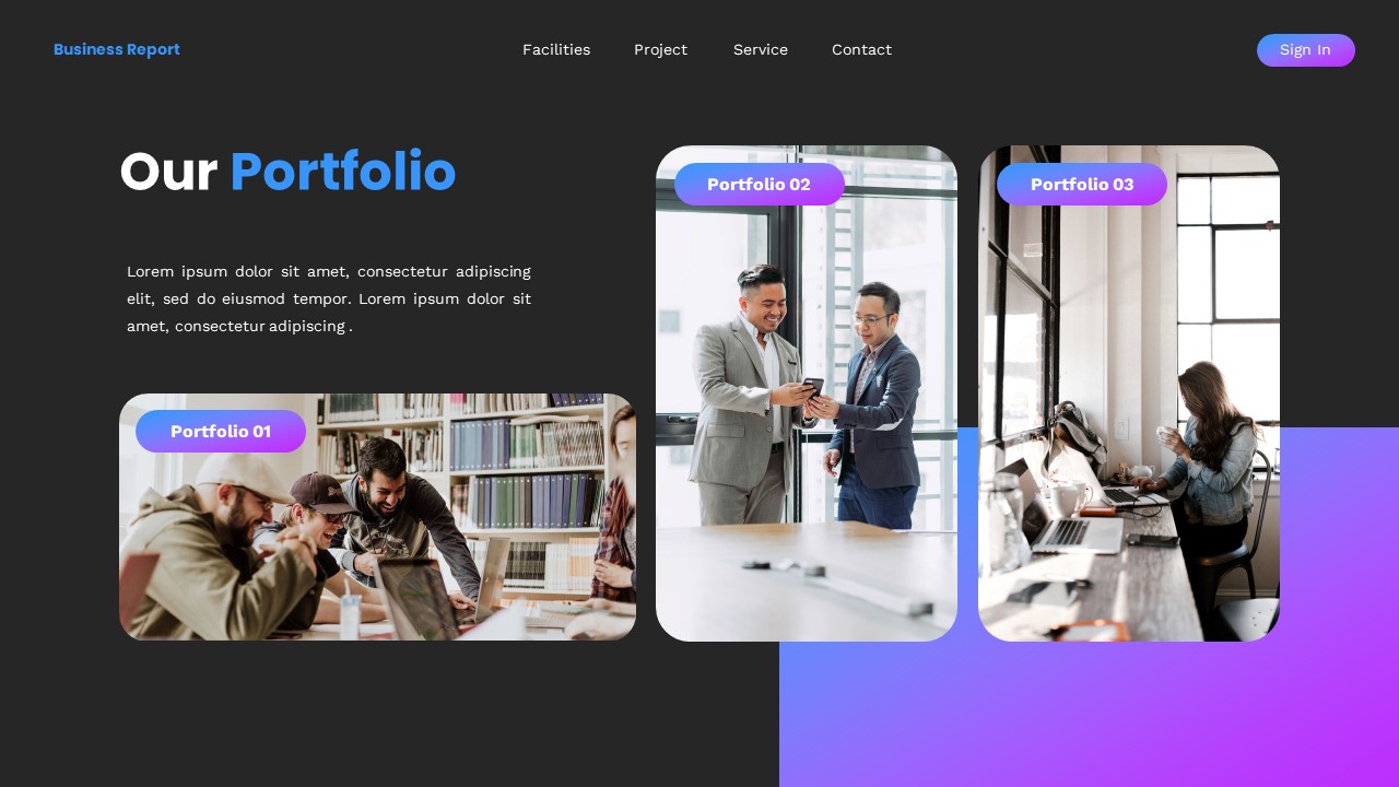 Business Report - Business Powerpoint Templates, Presentation Templates