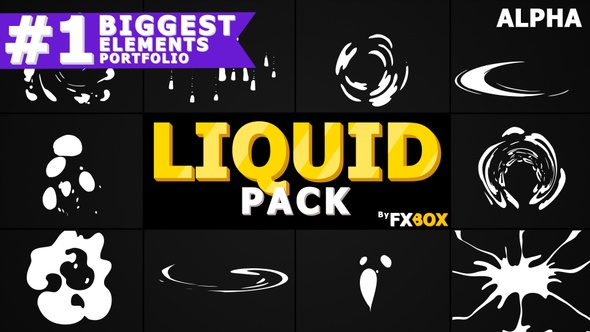Liquid And Splash Elements | Motion Graphics Pack